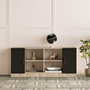 Hanah Home Conjunto de muebles de oficina Vo15-Ob Roble y negro
